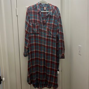 Tunic/long shirt originally purchased at Anthropologie in January 2023. Size XL.